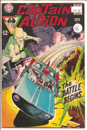 Captain Action # 2, 4.0 VG 