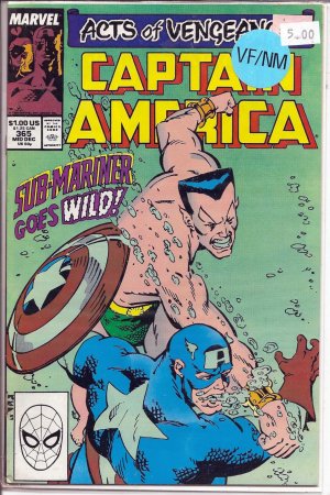 Captain America # 365, 9.0 VF/NM 