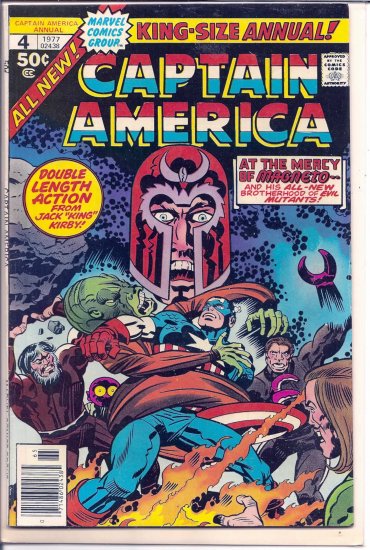 CAPTAIN AMERICA ANNUAL # 4, 4.5 VG +