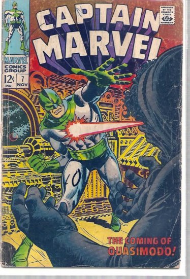 CAPTAIN MARVEL # 7, 2.0 GD