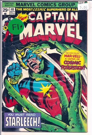 Captain Marvel # 40, 6.5 FN + 