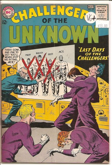Challengers of the Unknown # 37, 4.5 VG +
