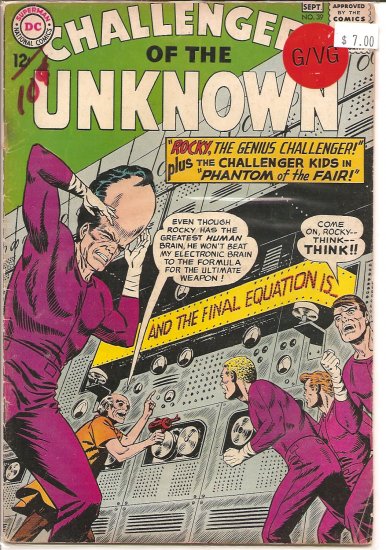 Challengers of the Unknown # 39, 3.0 GD/VG