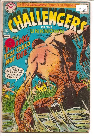 Challengers of the Unknown # 60, 2.0 GD