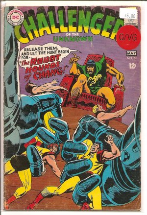 Challengers of the Unknown # 61, 3.0 GD/VG 