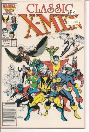 Classic X-Men # 1, 7.5 VF - 