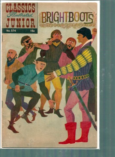 CLASSICS ILLUSTRATED JUNIOR BRIGHT BOOTS # 574, 3.0 GD/VG