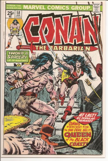 Conan # 58, 4.5 VG +