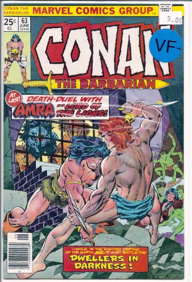 Conan # 63, 7.5 VF -