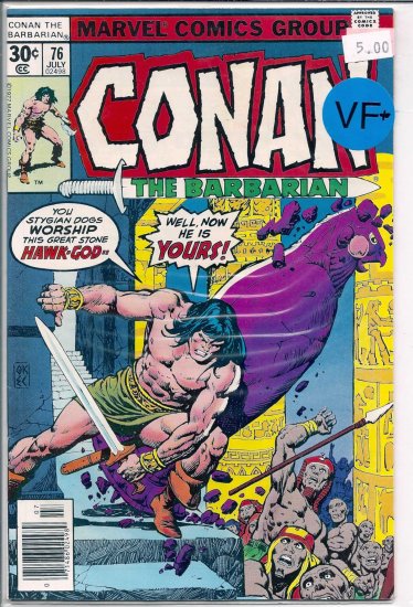 Conan # 76, 7.5 VF -