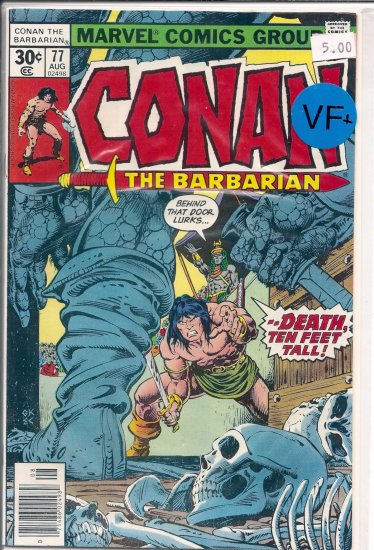 Conan # 77, 8.5 VF +