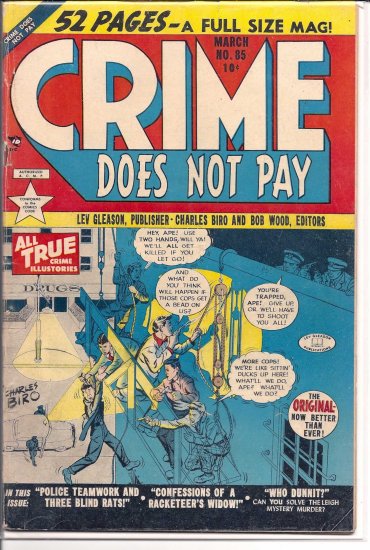 CRIME DOES NOT PAY # 85, 2.0 GD