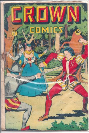 Crown Comics # 8, 0.5 PR 
