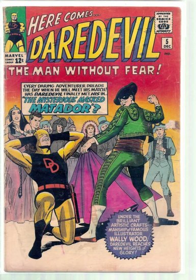 DAREDEVIL # 5, 2.0 GD