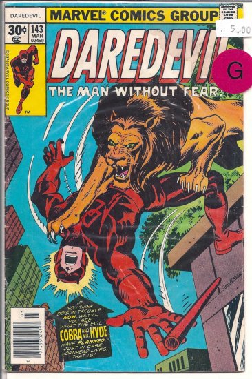 Daredevil # 143, 2.0 GD