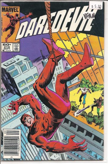 Daredevil # 210, 9.0 VF/NM