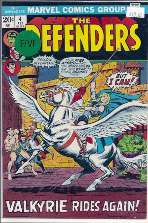 Defenders # 4, 7.0 FN/VF 