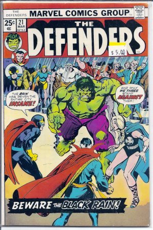 Defenders # 21, 7.0 FN/VF 
