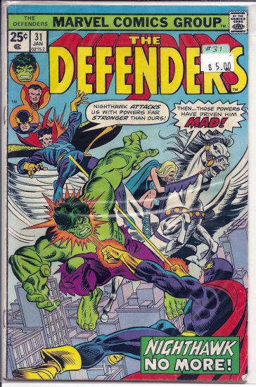Defenders # 31, 8.0 VF