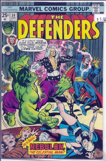 Defenders # 34, 7.0 FN/VF
