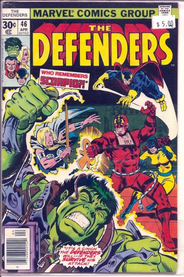 Defenders # 46, 8.5 VF +