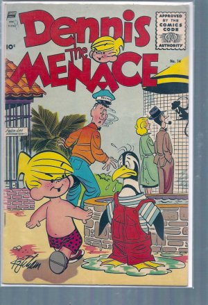 DENNIS THE MENACE # 14, 4.5 VG + 