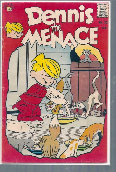 DENNIS THE MENACE # 32, 4.0 VG