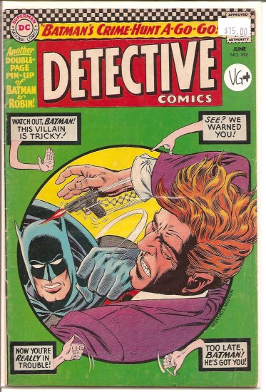 Detective Comics # 352, 4.5 VG +