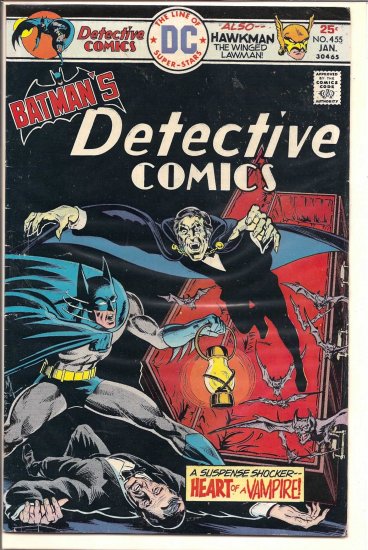 DETECTIVE COMICS # 455, 4.0 VG