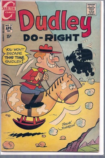 DUDLEY DO-RIGHT # 5, 4.5 VG +