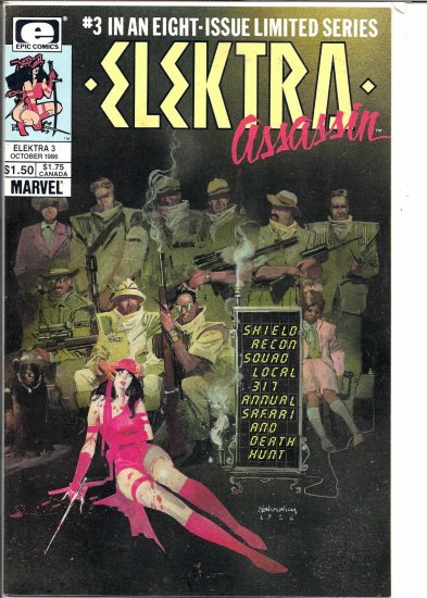 ELEKTRA: ASSASSIN # 3, 4.5 VG +