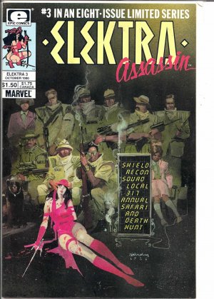 ELEKTRA: ASSASSIN # 3, 4.5 VG + 