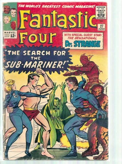 FANTASTIC FOUR # 27, 3.5 VG -