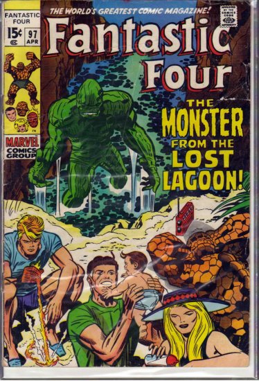 FANTASTIC FOUR # 97, 4.5 VG +