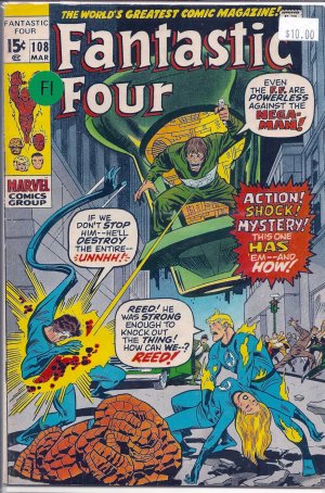 Fantastic Four # 108, 6.0 FN 