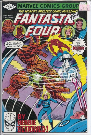 Fantastic Four # 217, 8.5 VF +
