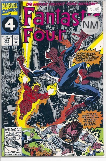 Fantastic Four # 362, 9.4 NM
