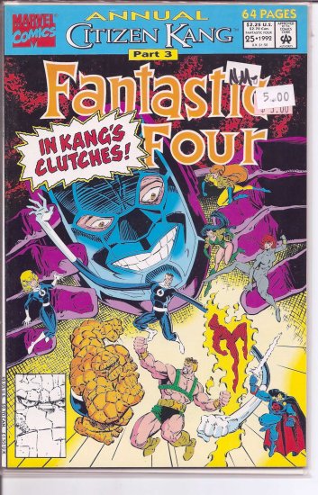 Fantastic Four Annual # 25, 9.2 NM -