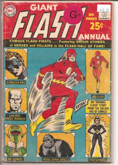 Flash Annual # 1, 2.5 GD +