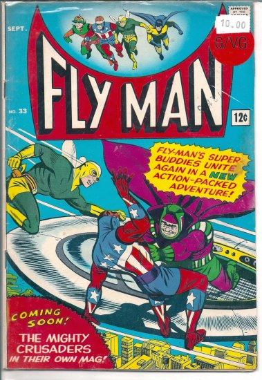 Fly Man # 33, 3.0 GD/VG