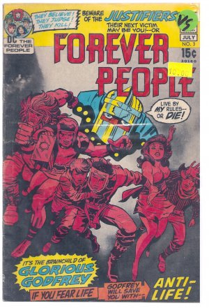 Forever People # 3, 4.0 VG 