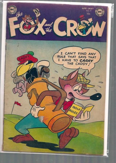 FOX AND THE CROW # 9, 2.5 GD +