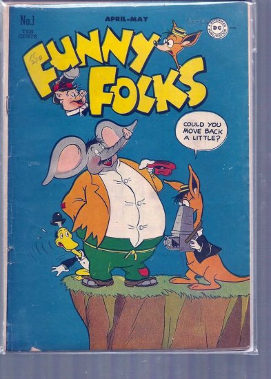 FUNNY FOLKS # 1, 4.5 VG +