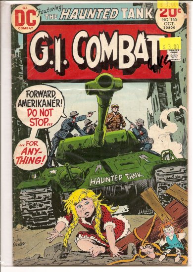 G.I. Combat # 165, 3.0 GD/VG
