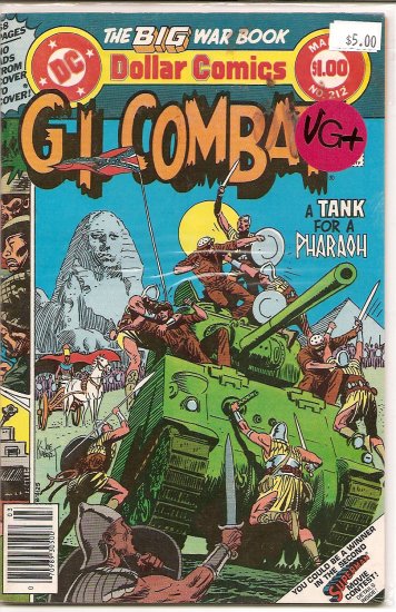 G.I. Combat # 212, 4.5 VG +