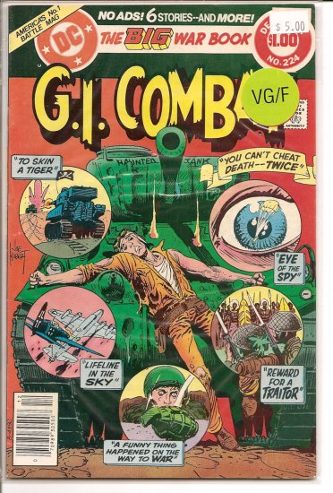 G.I. Combat # 224, 5.0 VG/FN