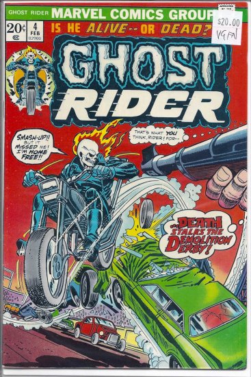 Ghost Rider # 4, 5.0 VG/FN