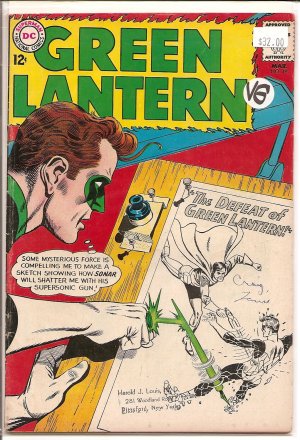Green Lantern # 19, 4.0 VG 