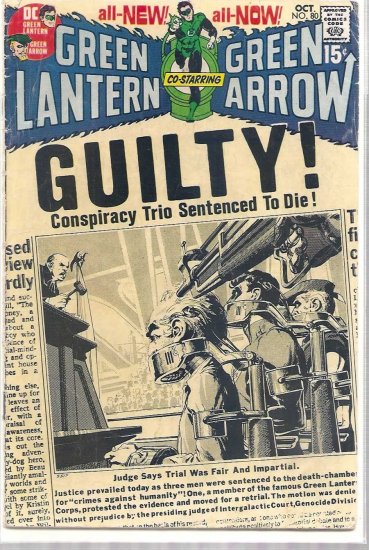 GREEN LANTERN # 80, 2.5 GD +