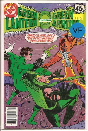 Green Lantern # 114, 7.5 VF - 